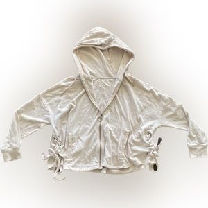 Calvin Klein Performance Crop Zip-Up Jacket / Color: Light Pink / Size: L